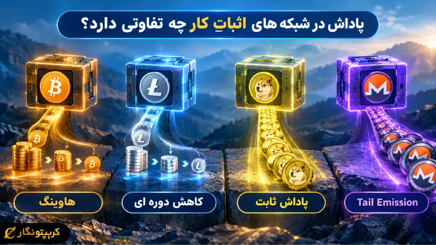 تفاوت پاداش بلاک در شبکه های اثبات کار