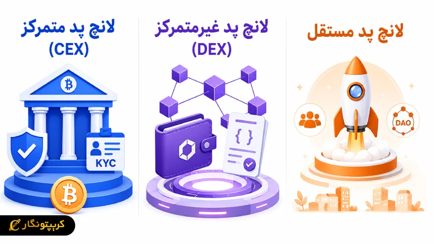 انواع لانچ پد
