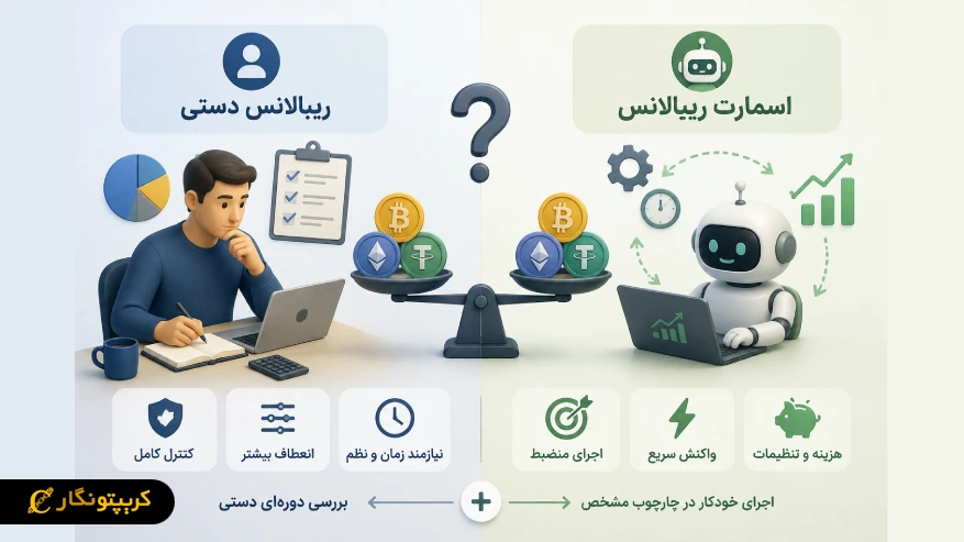 ریبالانس دستی بهتره یا اسمارت ریبالانس
